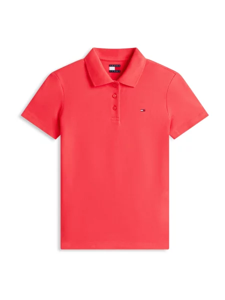 Tommy Jeans Tričko ESSENTIAL' červená