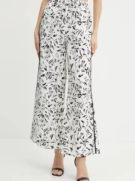 Hlače Karl Lagerfeld bela