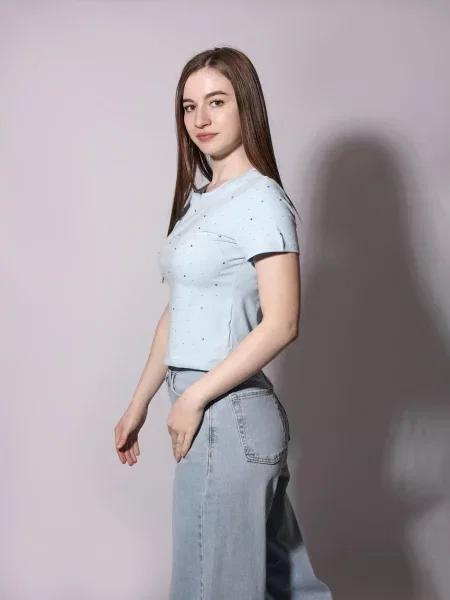 Футболка Lumo голубая