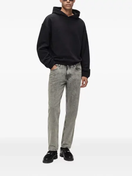 Siaurėjantys siaurėjantys džinsai Karl Lagerfeld Jeans pilka