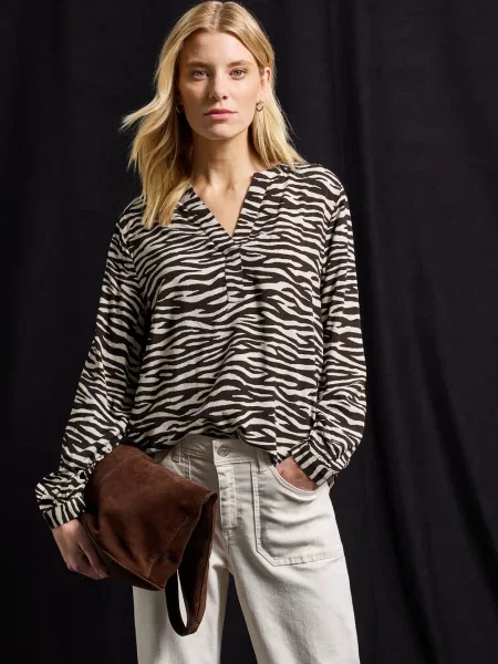 Street One Bluzka Kobiety wielokolorowy 36