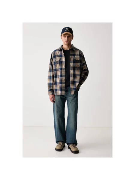 Szerokie jeansy Levi's 501 niebieskie