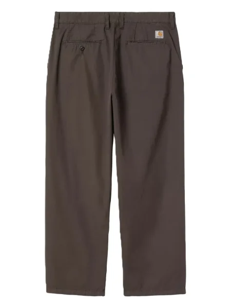 Pantaloni Carhartt Wip plisate maro