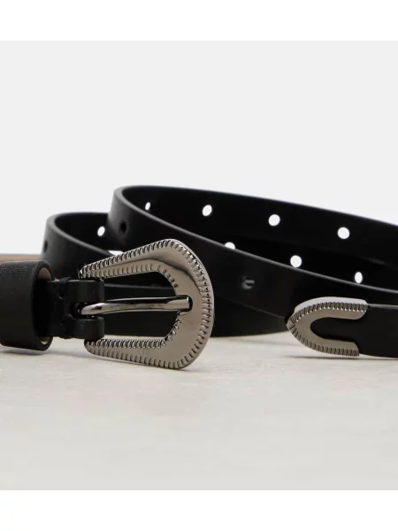 Curea Brunello Cucinelli din piele negru
