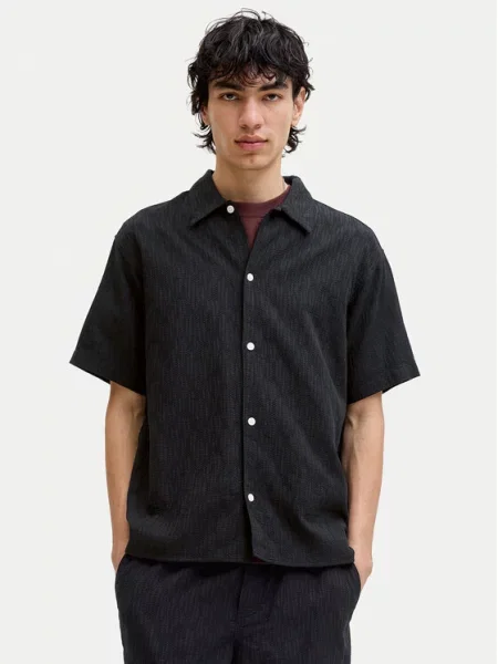 Jack & Jones Cămașă Montauk negru