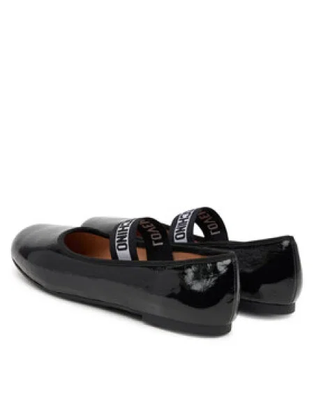 LOVE MOSCHINO Baleríny čierna