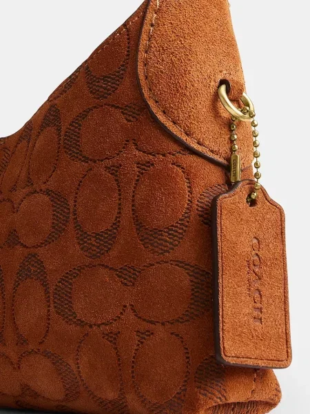 Coach сумочка hobo замшева Brooklyn Shoulder Bag 26
