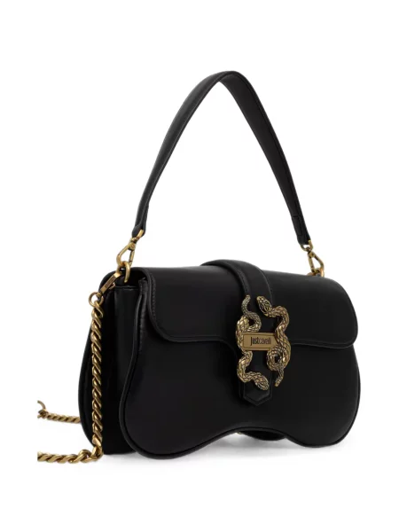 Crossbody kabelka Just Cavalli s autogramem černá