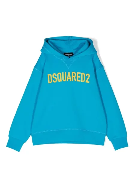 Bluza z kapturem dziecięca Dsquared2 niebieska