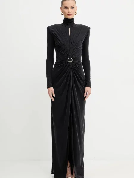 Макси платье Elisabetta Franchi черное