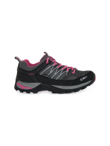 Dámske trekové topánky CMP Rigel Low grey/fuxia/ice sivá