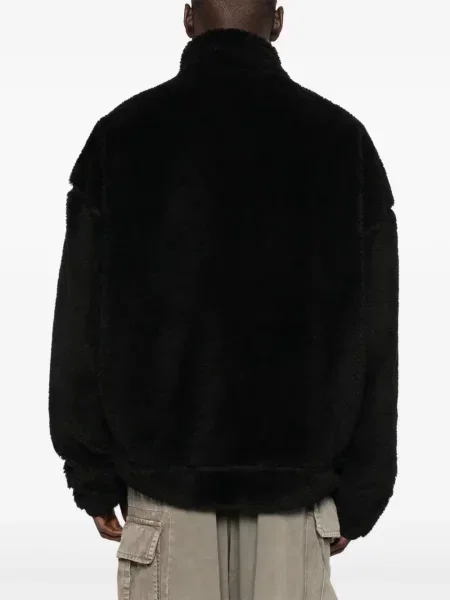 Geacă bomber Maison Mihara Yasuhiro din fleece negru