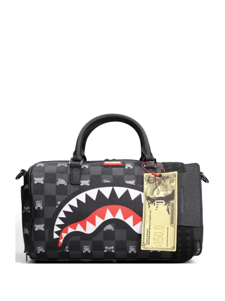 Geantă Sprayground în carouri negru