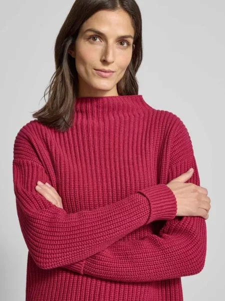 Golf o kroju regular fit z mieszanki bawełny model ‘SELMA’ Selected Femme