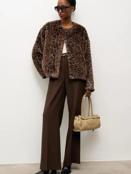 Answear.LAB kurtka przejściowa brązowy