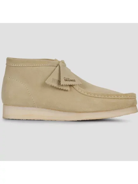 Členkové topánky Clarks Originals béžová