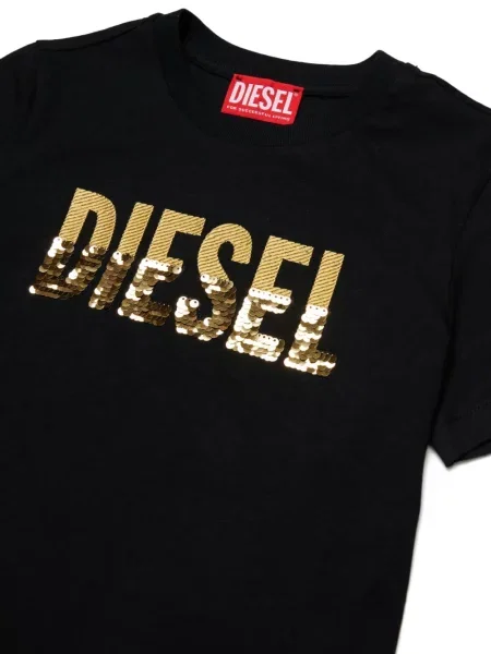 Koszulka dziecięca Diesel czarna