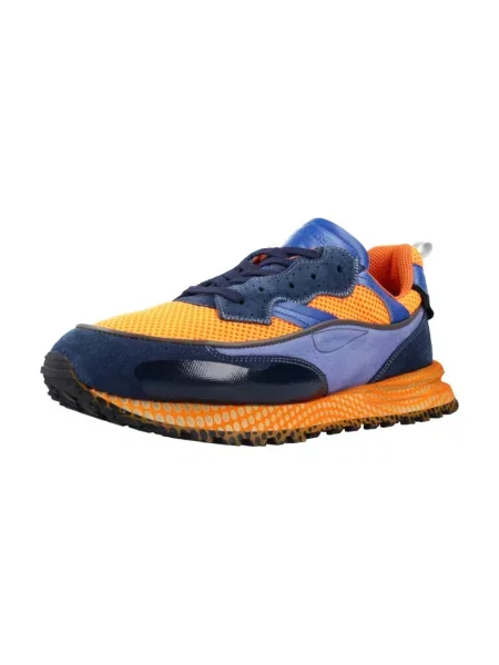 Sneakersy Hidnander skórzane pomarańczowe