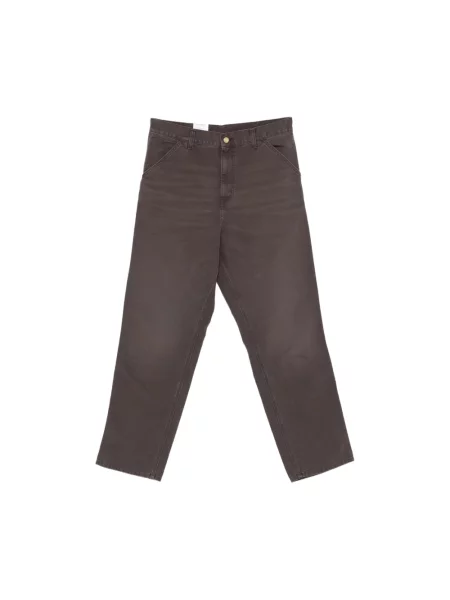 Spodnie Carhartt Wip brązowe