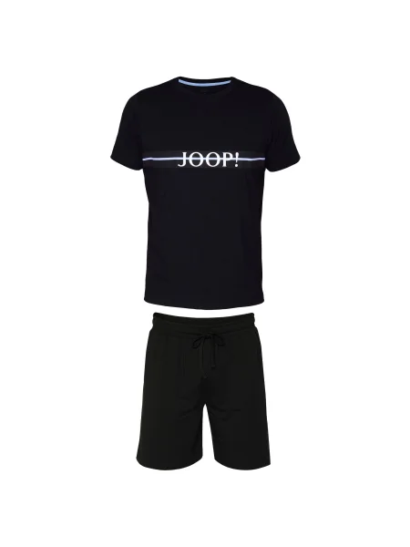 JOOP! Rövid pizsama tengerészkék / világoskék / fekete fehér