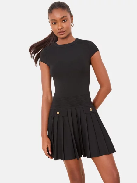 Lipsy Rochie tricotat negru