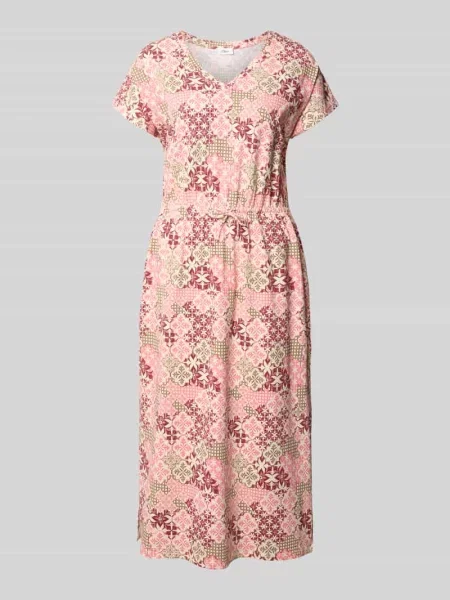 Sukienka casualowa o kroju relaxed fit z mieszanki bawełny S.oliver Red Label