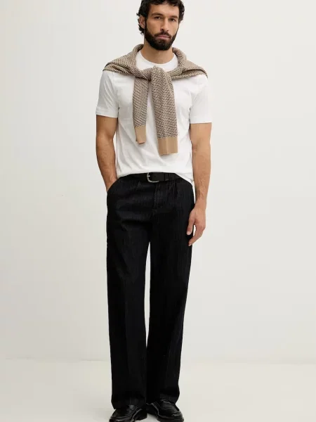 BOSS BLACK Tricou Thompson 01 alb