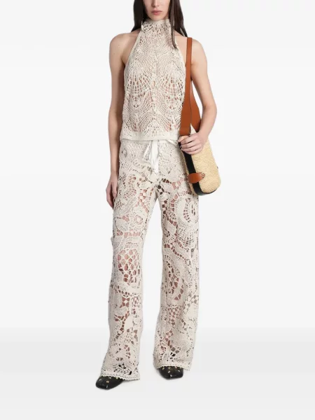 Pantaloni Siedres tricotate cu cordon