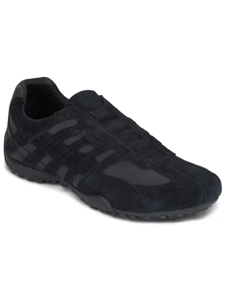 Pantofi Geox cu model piele de șarpe negru