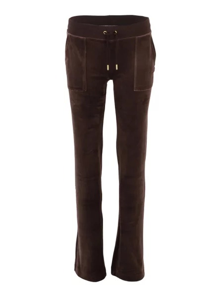 Juicy Couture Tall Hlače DEL RAY čokolada