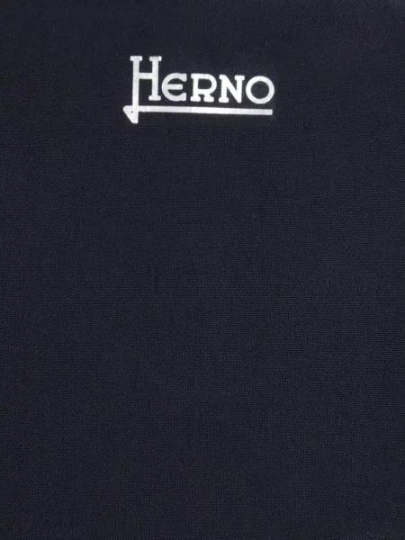 Palton Herno cu glugă albastru