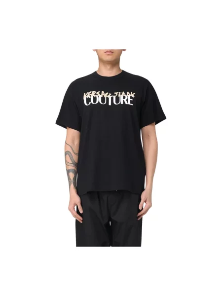 Koszulka Versace Jeans Couture czarna