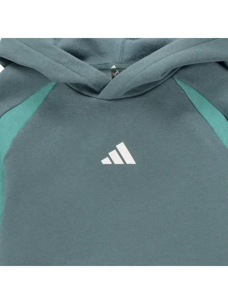 Mikina s kapucňou Adidas zelená