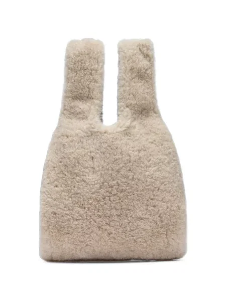 Geantă shopper Simone Rocha din piele de oaie