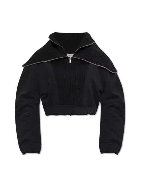 Sweter Moncler wełniany czarny