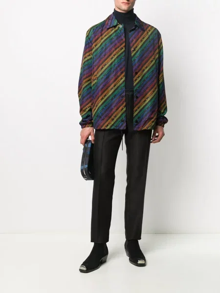 Geacă Givenchy cu imagine negru