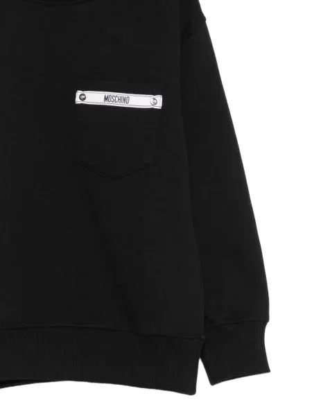 Sweter dziecięcy Moschino czarny