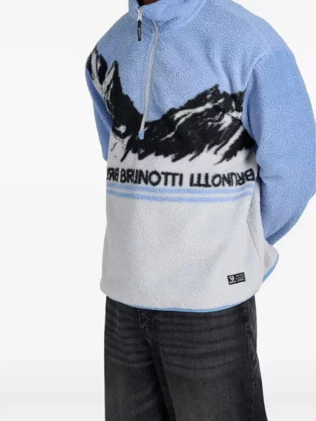 Bluza z kapturem Brunotti niebieska