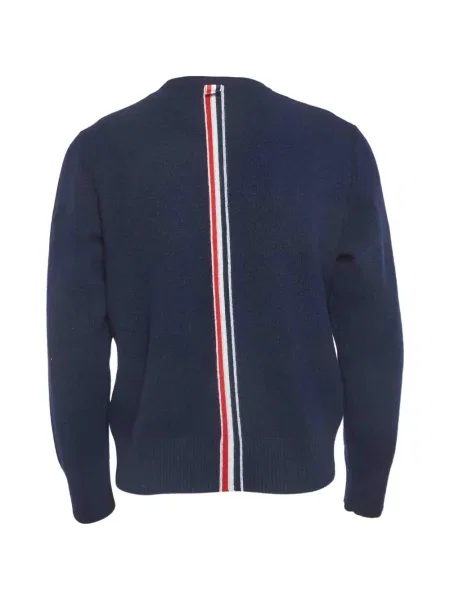 Pulover Thom Browne cu dungi albastru
