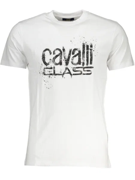 Tricou Cavalli Class alb