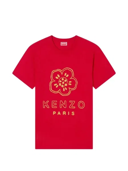 Tricou Kenzo cu model floral cu imagine roșu