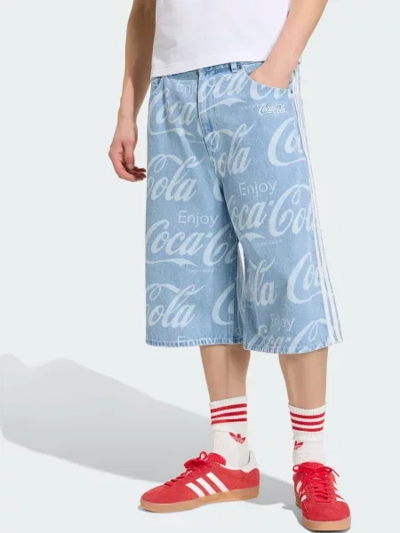 ADIDAS ORIGINALS Traperice Coca-Cola Classic traper / pastelno plavi
