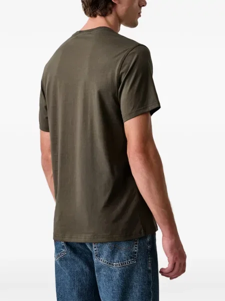 Kockás póló Barbour zöld