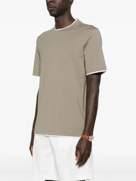 Tricou Brunello Cucinelli verde