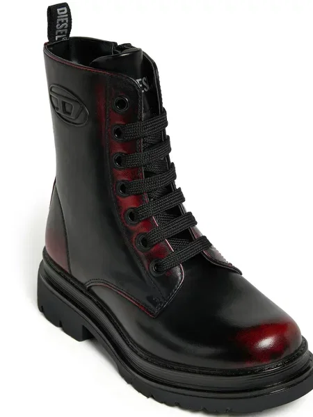 Diesel bakancs platformos gyerek D-ANFISTR-ABR BOOTS fekete