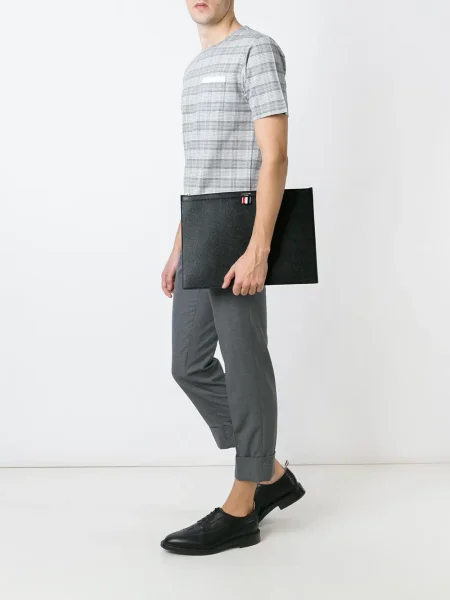 Geantă pentru laptop Thom Browne negru