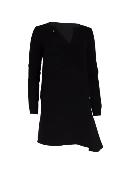 Lung rochie Ba&sh asimetrică negru