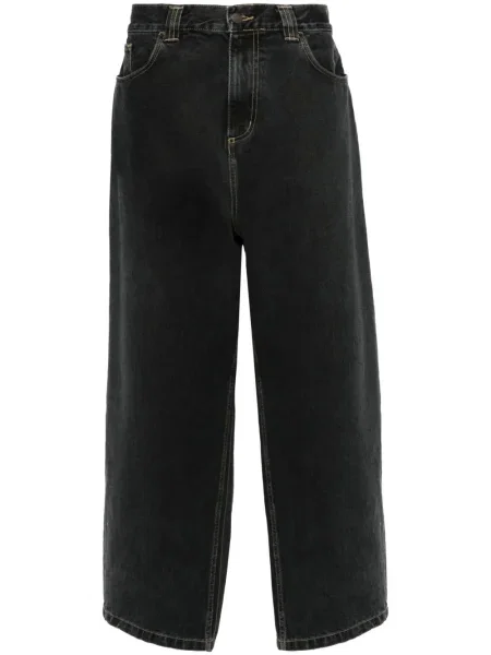 Egyenes szárú farmernadrág Carhartt Wip fekete