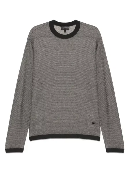 Pulover Emporio Armani gri