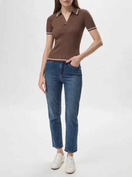 Поло Armani Exchange коричневе